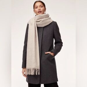 New Aritzia Wilfred the Classic Wool Blanket Scarf